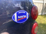 Bills Mafia "Red Dash" Football Shaped Car Magnet